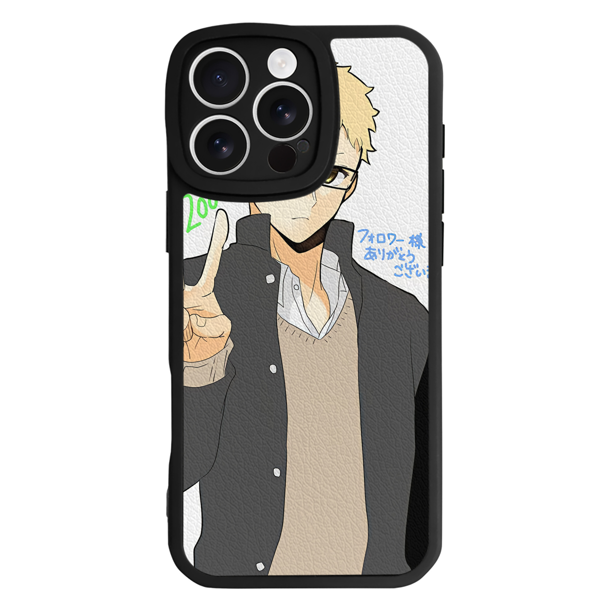 （画像用） ハイキュー!! Haikyu!! 【iPhone 16シリーズ対応】シリコンスマホケース（レザー調） 材質：シリコン